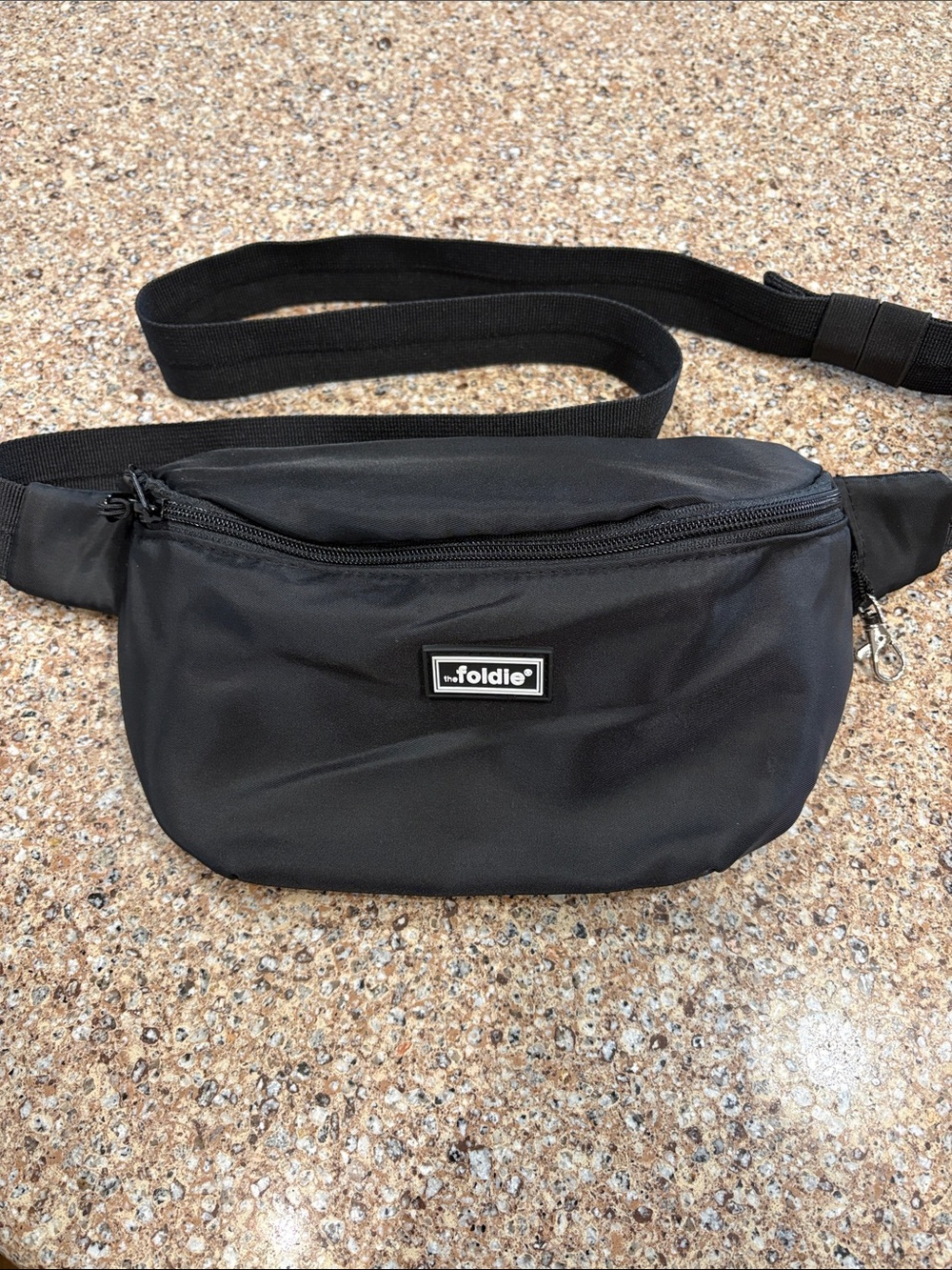 Foldie Crossbody Bag Black LNWOT